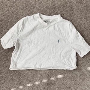 cropped polo shirt